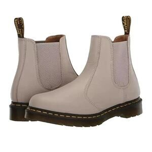 Dr. Martens Doc 2976 Vintage Taupe Virginia Chelsea Boots Womens Sizes Cross New